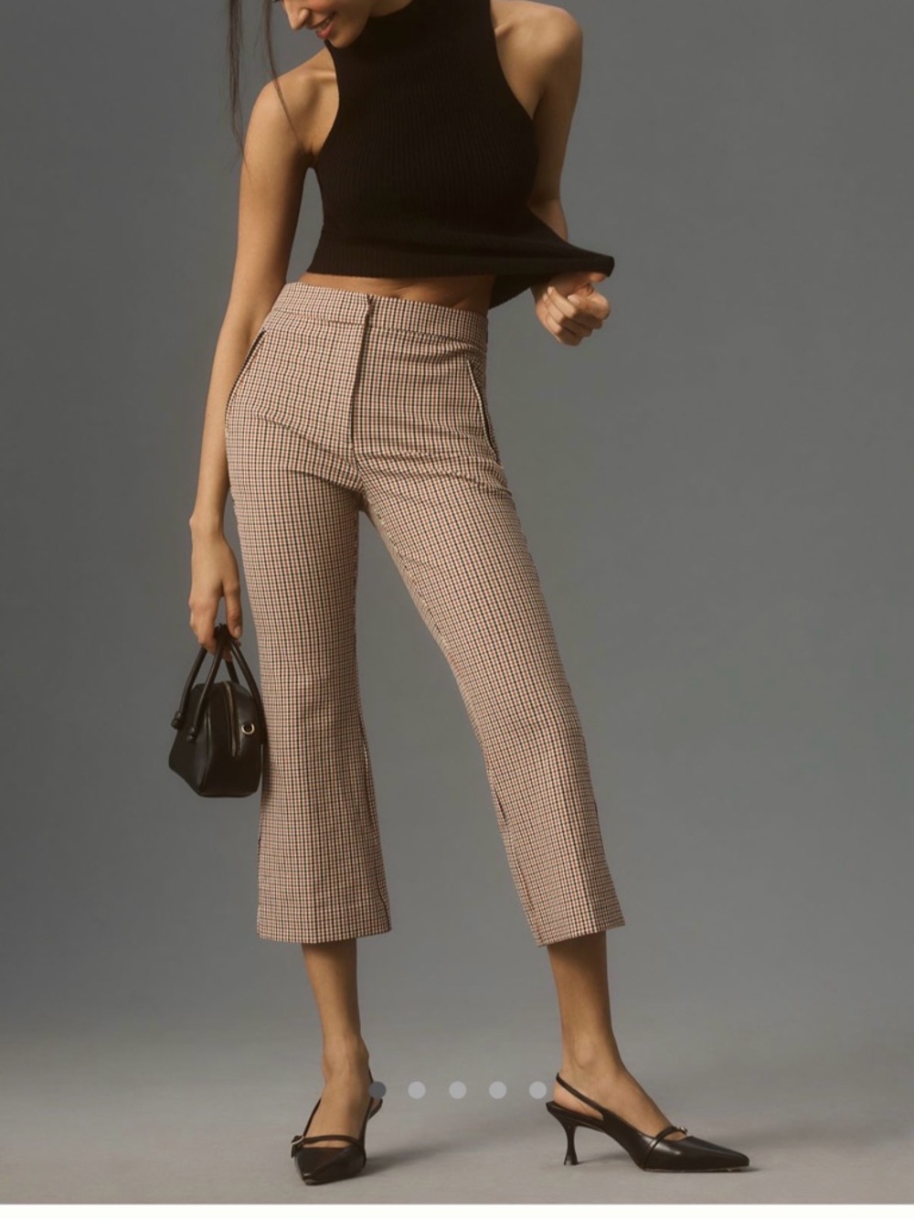 Maeve Relaxed Kick Flare Cropped Pants